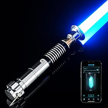 DAMIENSABER 青と赤のライトセーバー DamienSaber Lightsaber Crossguard KR Kylo Ren Light Saber